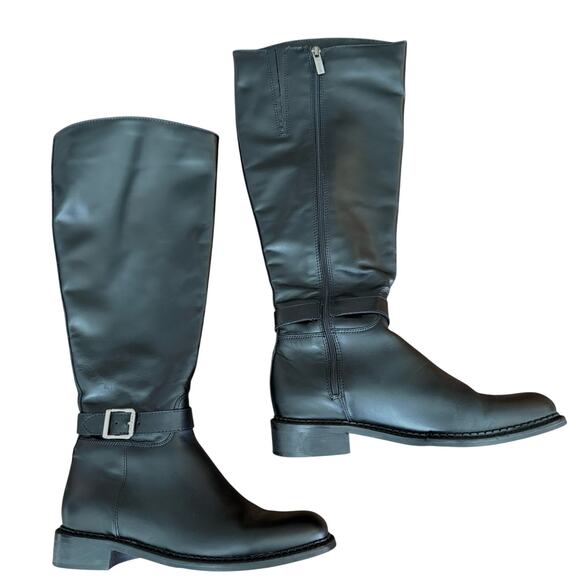 La Canadienne Stevie Leather Knee High Black Boot size 7.5 - Picture 2 of 8